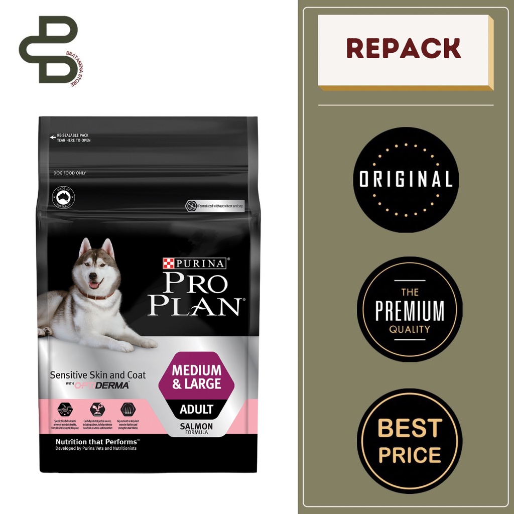 PROPLAN MEDIUM &amp; LARGE ADULT SENSITIVE SKIN &amp; COAT 1 KG