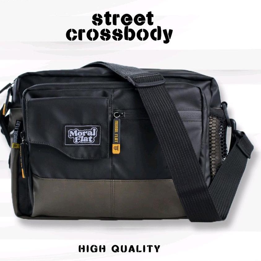 ➽ Moral Flat Official-Tas Selempang Casual-Tas Anti Air-Shoulder Bag ♩