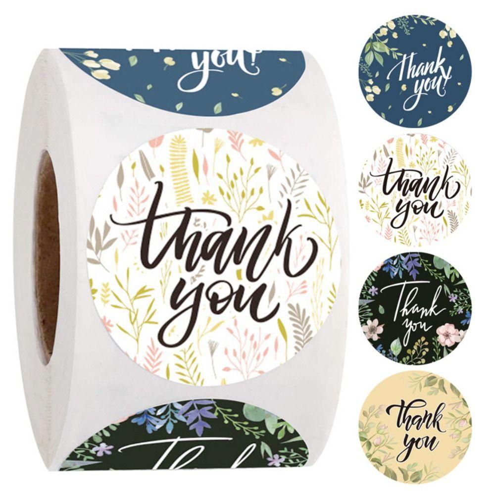 Stiker Thank You Agustina Roll Kemasan Mini Scrapbooking Hand Rekening Amplop Segel Sealing Stiker Stiker Dekorasi