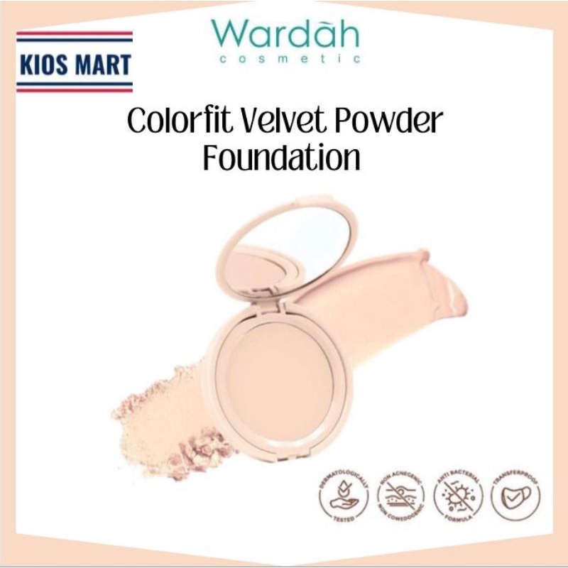 Wardah Colorfit Velvet Powder Foundation