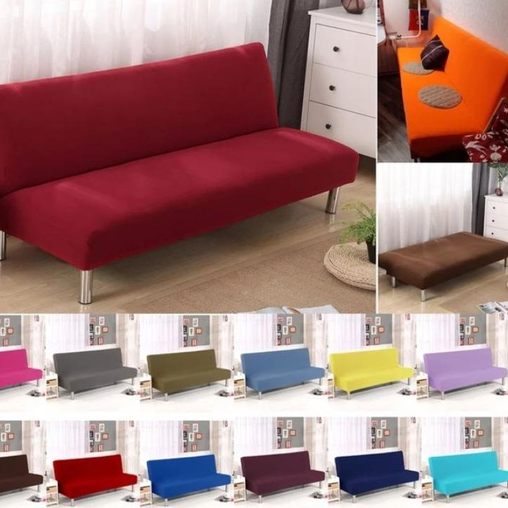 ♘ cover sofa bed INFORMA sarung penutup sofa  STRETCH sarung sofa bed ELASTIS ✸