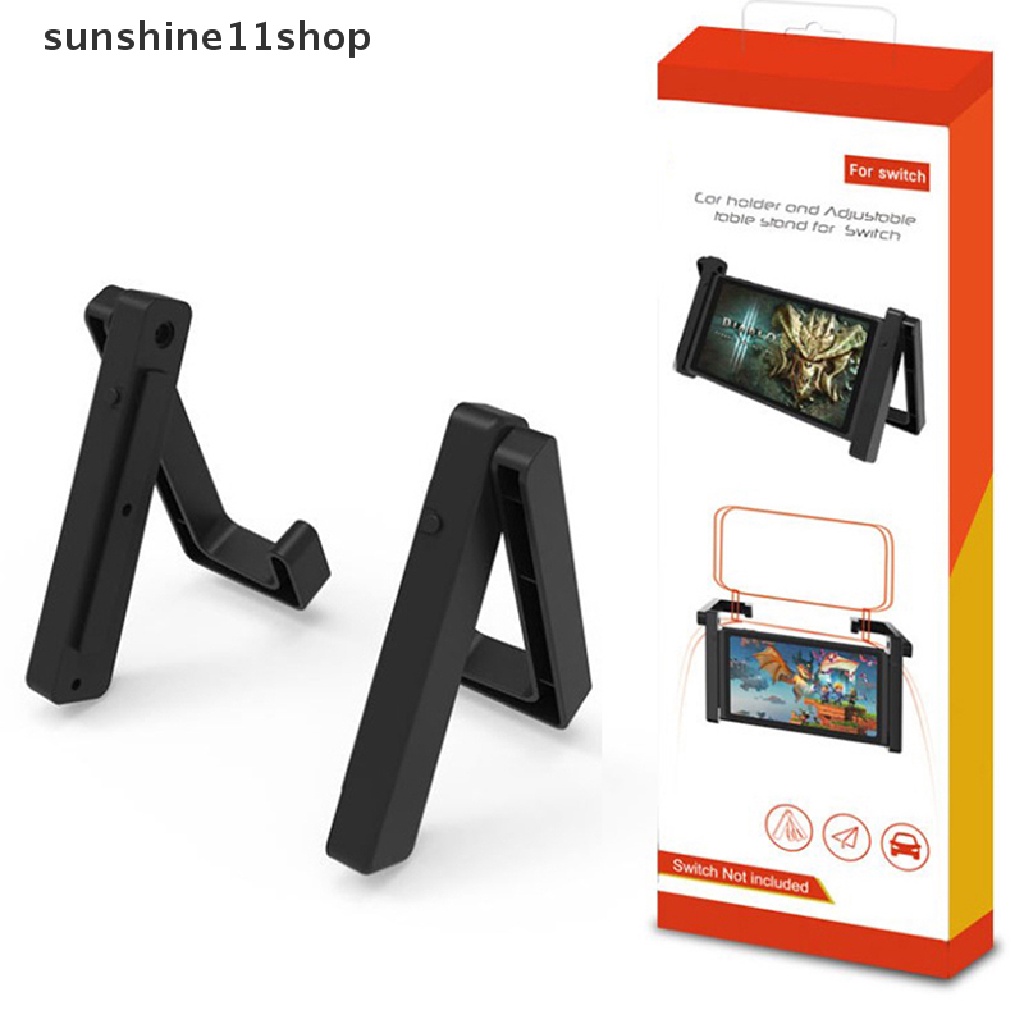 Sho Stand Holder for Nintend Switch, Adjustable Car Headrest Mount Holder Playstand Untuk Nintendo Switch NS Console Dan Aksesoris N