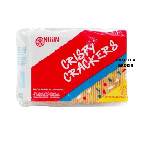 

NISSIN CRISPY CRACKERS 225GR SNACK makanan ringan jajanan cemilan camilan pedas asin gurih manis murah