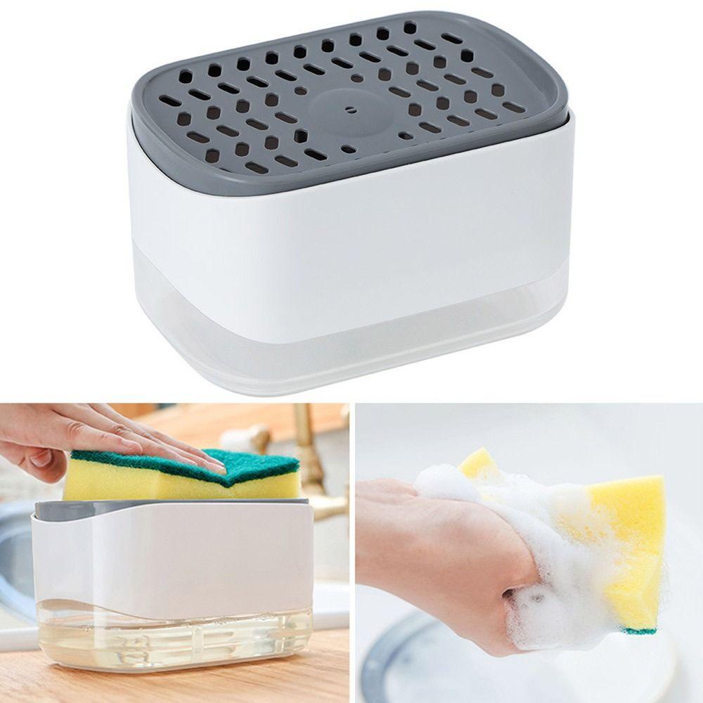 Kotak Sabun Deterjen SOLIGHTER Tahan Lama Dapur Press-type Sponge Case