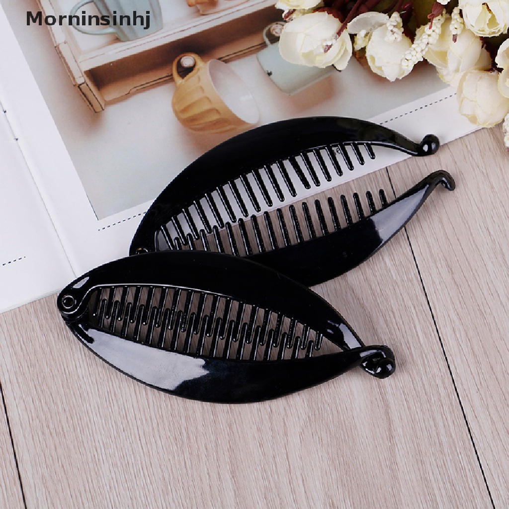 Mornin Lady fish shape hair claw clips banana Klip Jepit Jepitan id