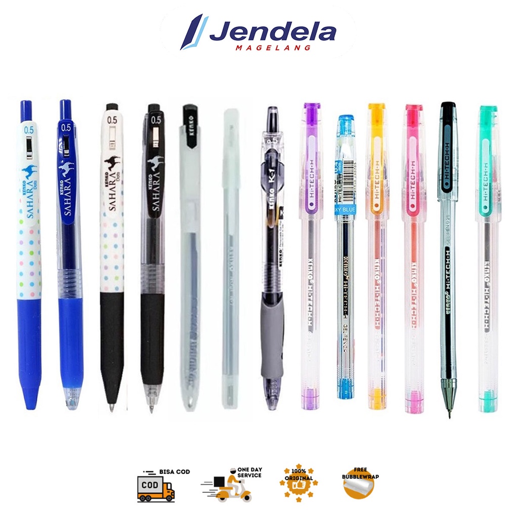

Bolpoin Kenko Hi-Tec Hitam Dan Biru K-1 K-303 Harga Satuan