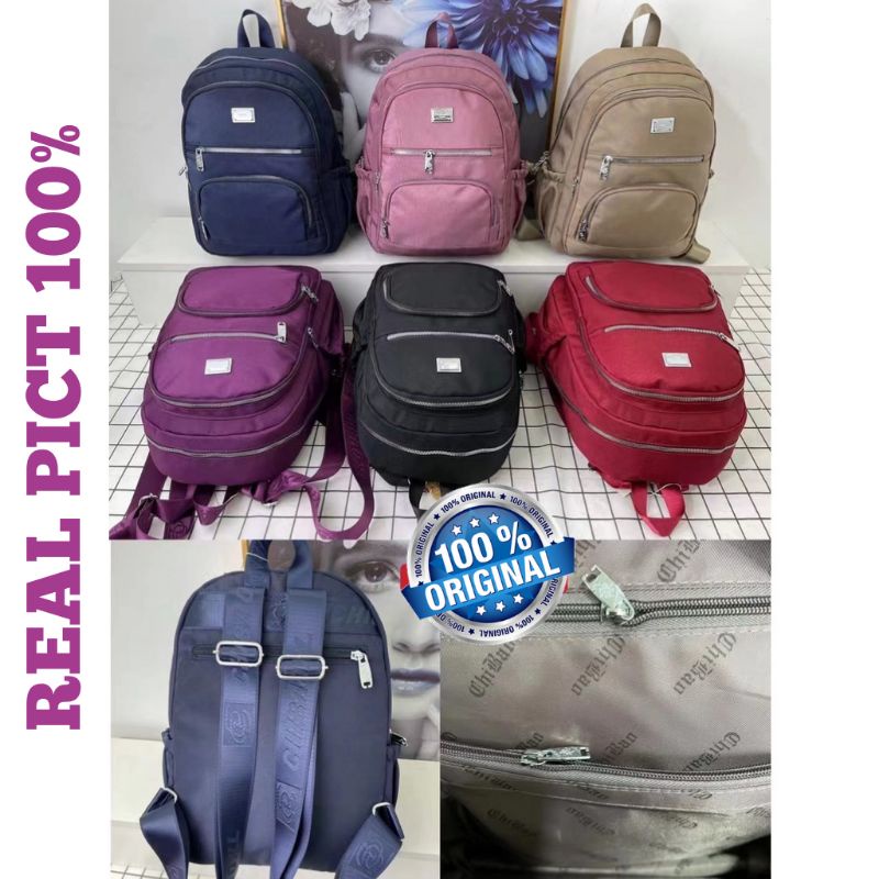 ORIGINAL Tas Ransel Chibao Wanita IMPORT KOREA Elegan Design Tebal