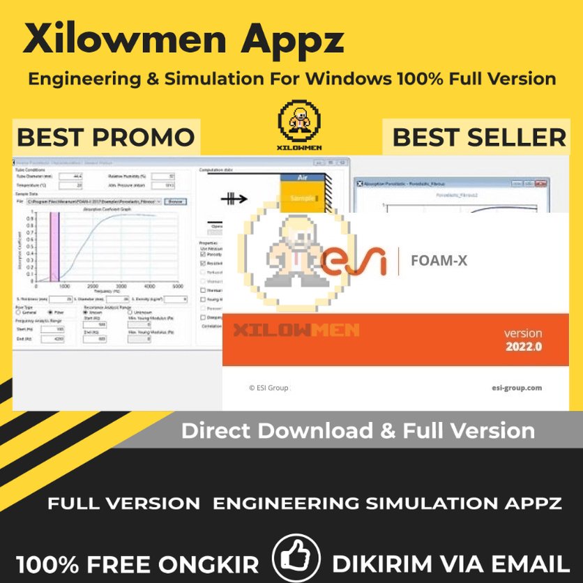 [Full Version] ESI FOAM-X 20 Pro Engineering Software Lifetime Win OS
