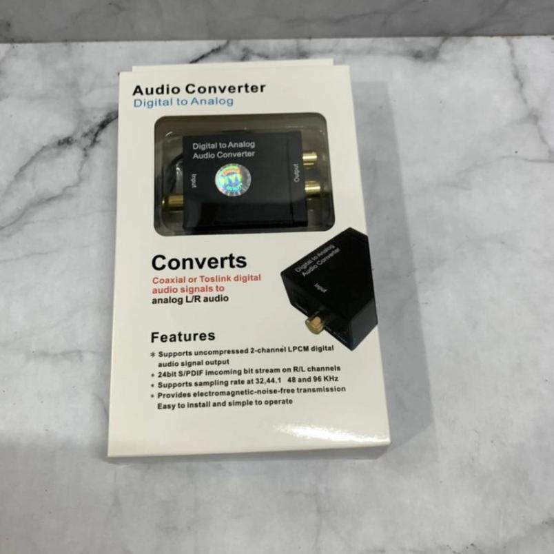 ♢ Converter Digital to analog audio converter toslink optical / converter digital to analog / audio 