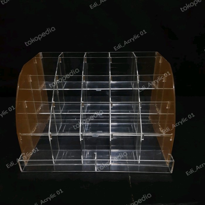 

Terlaris Display Acrylic Rak Pulpen+Penghapus 4 Tingkat/Rak Pensil Organizer