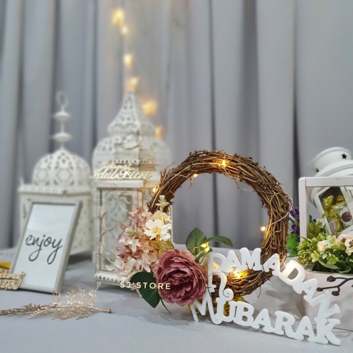 

Aksesoris Dekorasi Hiasan Meja Gantungan Pintu Lebaran Idul Fitri 089