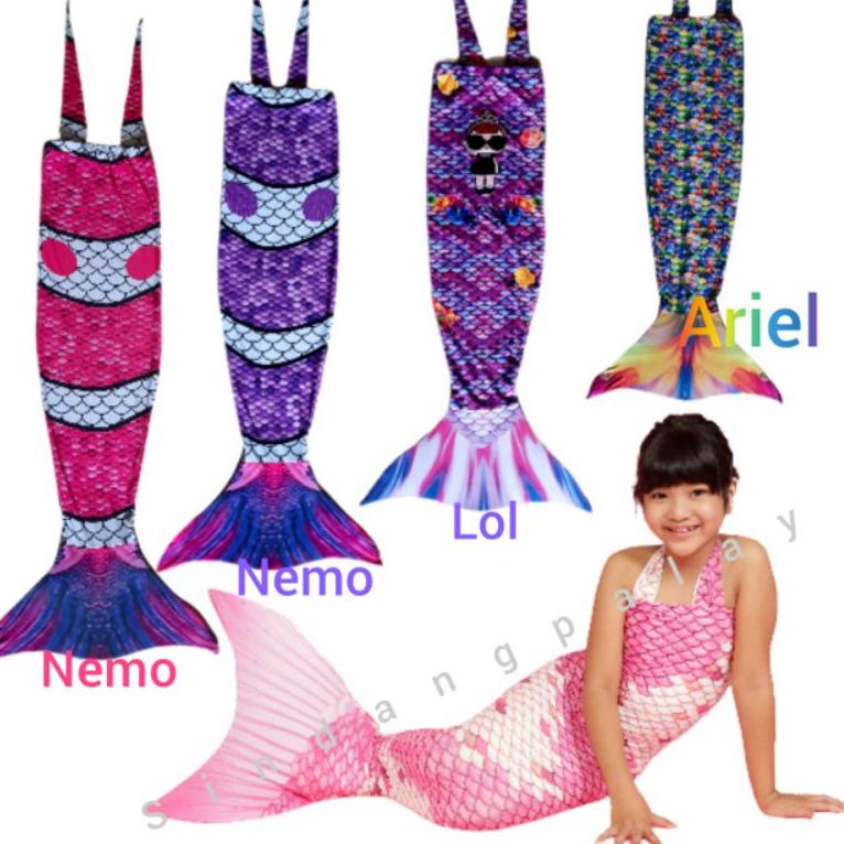 HOT SALE kostum mermaid /kostum putri duyung/baju duyung/aril/ricis