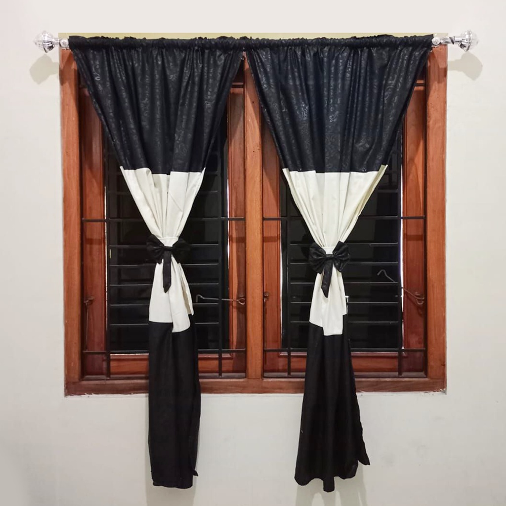 [✅COD] Gorden Tirai Jendela 100x150 Free Tali Pita Home Decor Dekor Dekorasi Hiasan Kamar Aesthetic Ruang Tamu Perlengkapan Rumah Minimalis