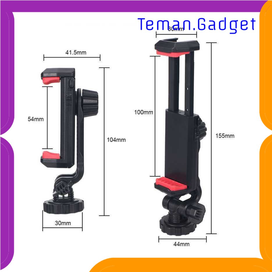 TG - KMR XILETU Smartphone Holder Clip Bracket Mount Tripod Monopod - XJ-14