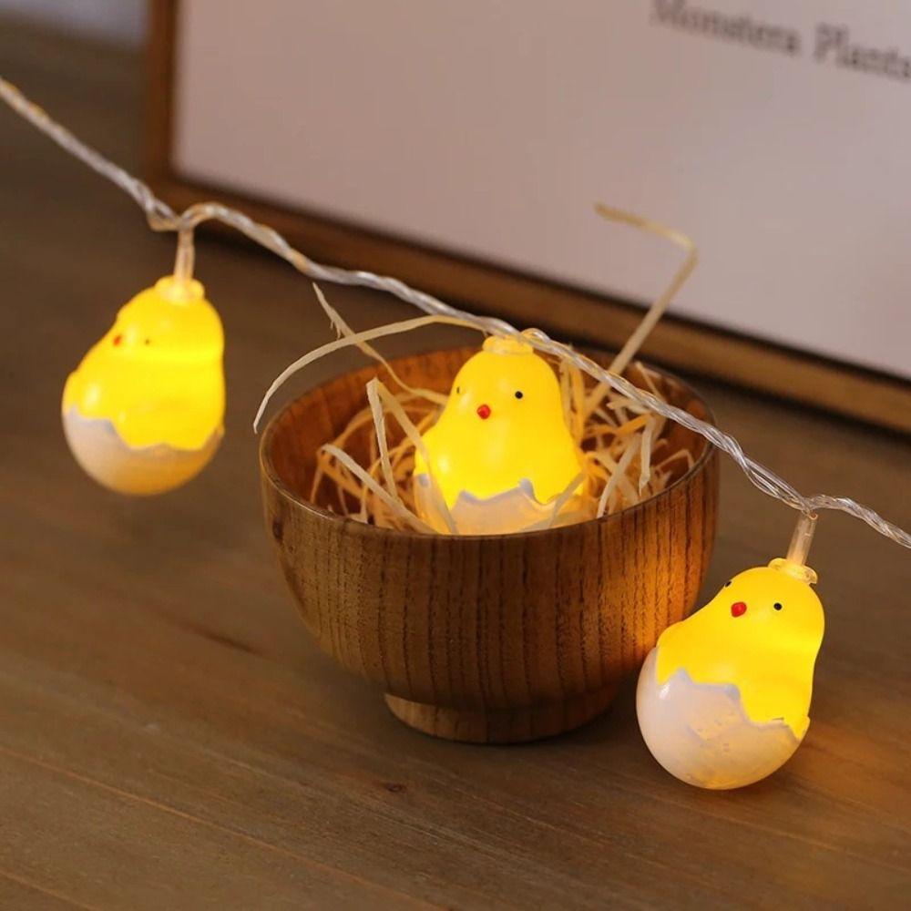 [Elegan] Lampu Led Selamat Paskah Telur Ayam Wortel Pohon Gantung Untuk Dekorasi Rumah Hadiah Anak Kamar Tidur Pesta Fairy Tale Lamp