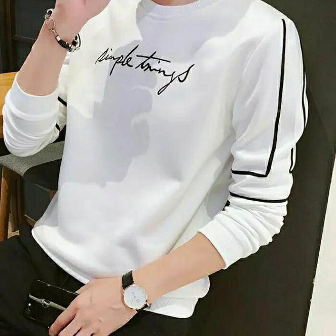 Terbaru ⭐️HipNop SIMPLE SWEATER PRIA LENGAN PANJANG JAKET SWEATER COWO SWEATER HODIE COWOK WARNA HIT