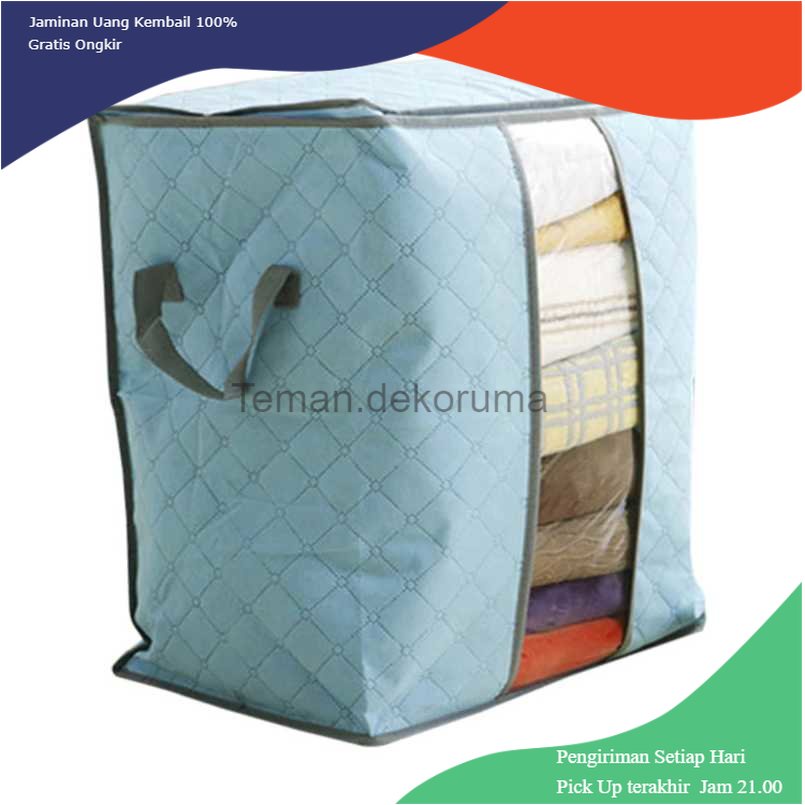 TD- TMP Urijk Kantong Organizer Penyimpanan Pakaian Fabric Storage Box - M1466