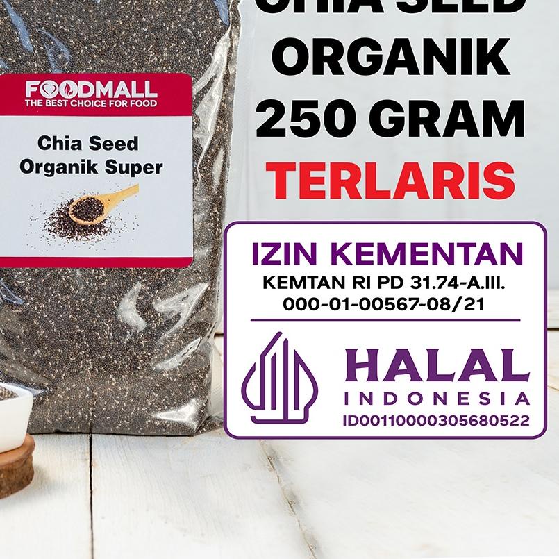 

➯ Organic Chia Seed 250 GRAM / Organik HALAL ☆