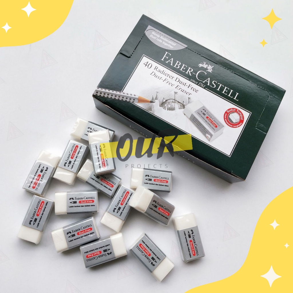

PENGHAPUS FABER CASTELL PUTIH DUST FREE [Our_projects]