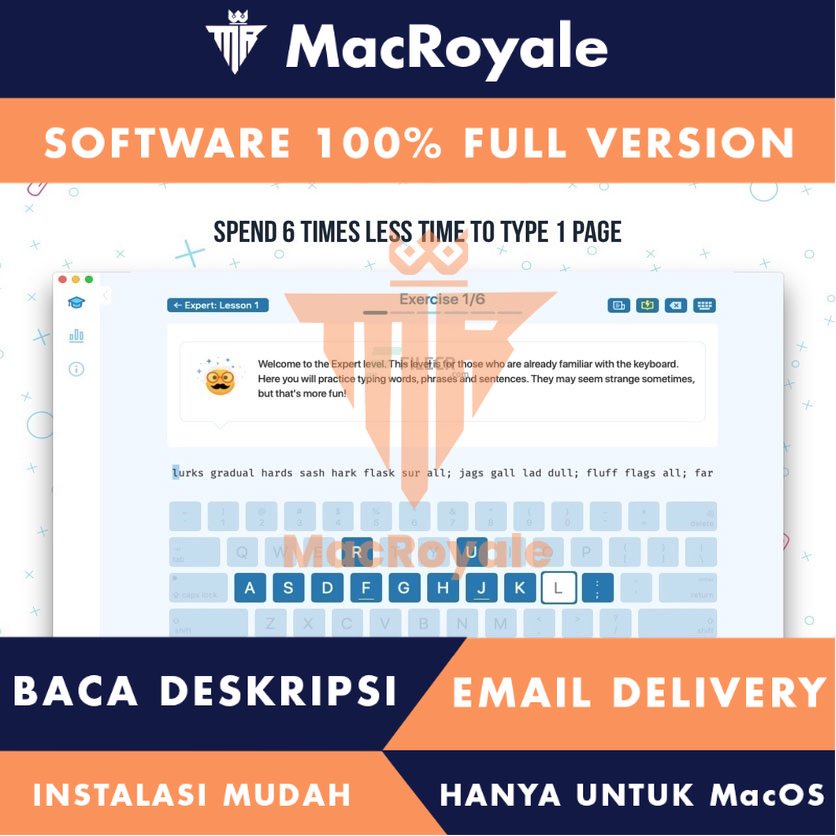 [MacOS] Master of Typing 3 Practice Full Version Lifetime Full Garansi