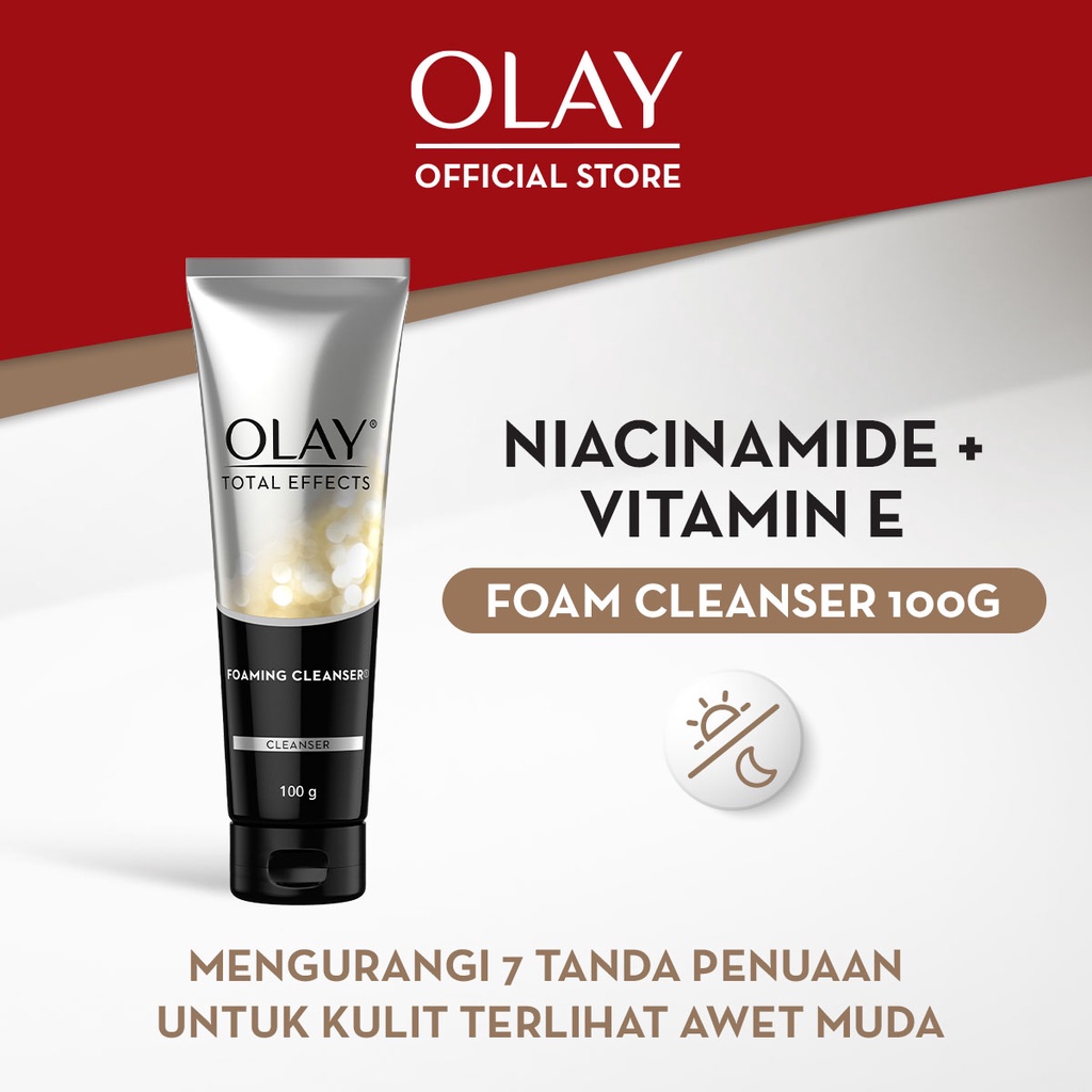 OLAY TOTAL EFFECTS 7IN1 FOAMING CLENSER SABUN MUKA OLAY 7IN1