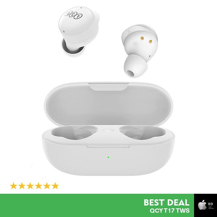 QCY T17 TWS Bluetooth ENC Wireless Earphone Low Latency Earbuds for Gaming with Mic