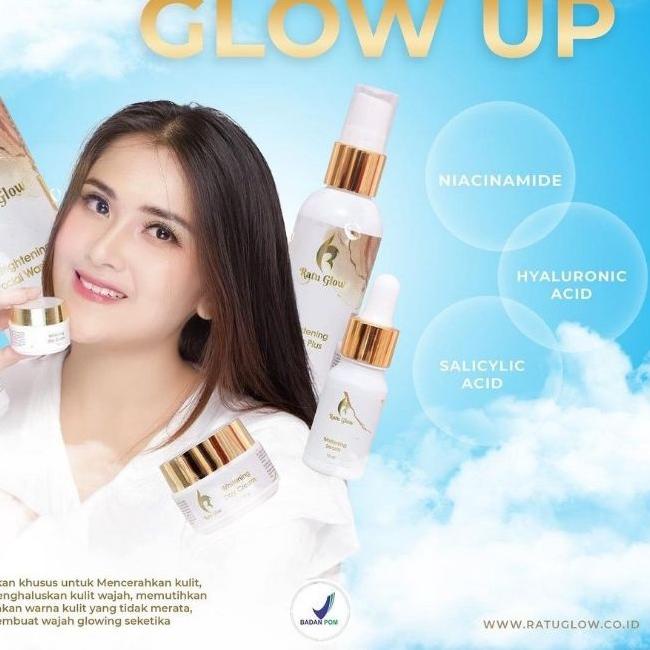➽ [OFFICIAL] RATU GLOW SKINCARE PAKET REGULER VARIAN BRIGHTENING ☋