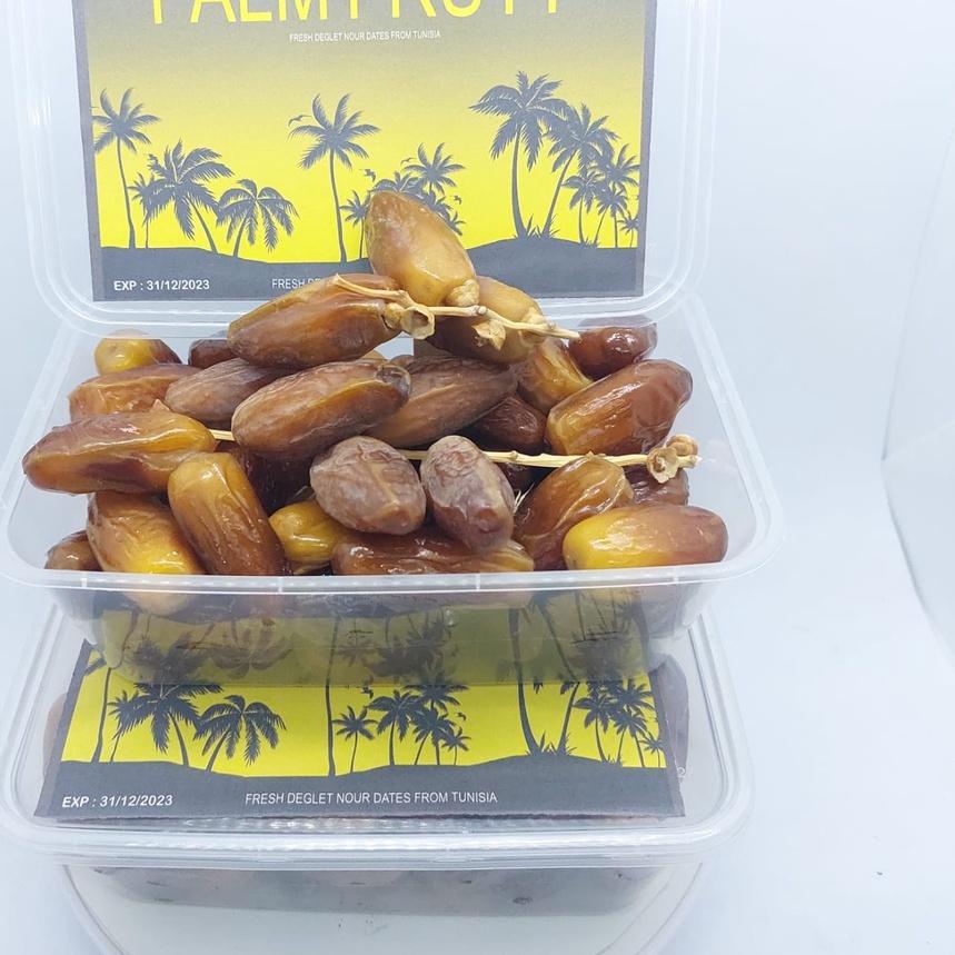 

♟ kurma palm frutt/kurma tangkai tunisia 500gr/palm fruit original [kemasan box mika] ✶