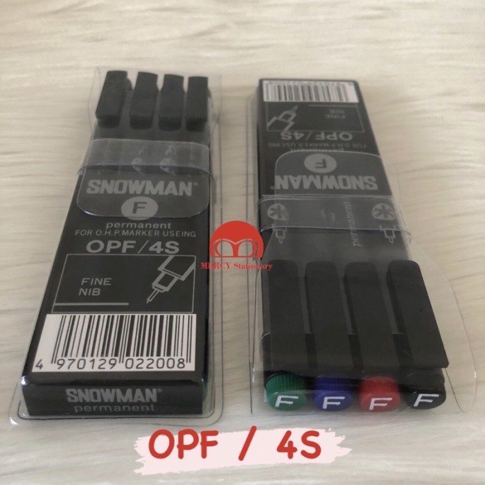

BISA COD Spidol OHP Marker Snowman OPF/4S
