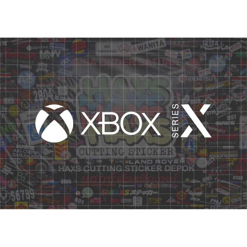 Cutting Sticker Xbox Series X Ukuran 15 Cm Untuk Mobil