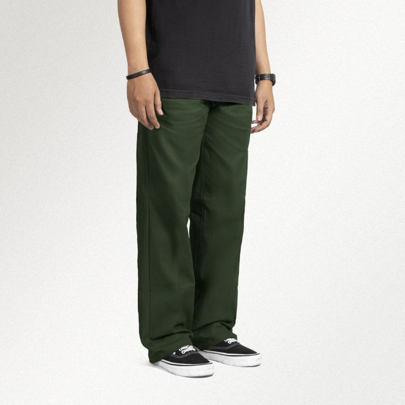 Celana chinos standart reguler straight fit panjang pria/celana chino reguler pria celana chinos reguler