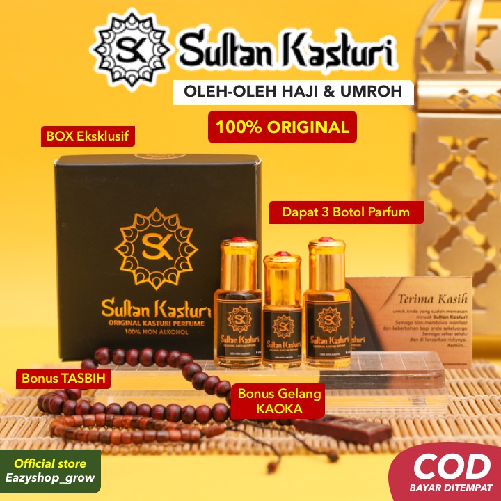 [BELI 1 GRATIS 2] 100% ORIGINAL SULTAN KASTURI OFFICIAL Minyak Sultan Kasturi Kasturi Sultan ASLI TA