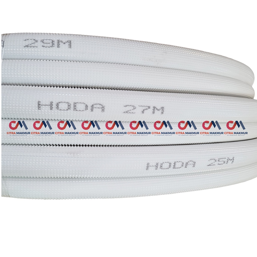 Pipa AC 1,5 1 1/2 2 pk Hoda Original Tebal Selang R32 R410 R22 Tekanan tinggi Inverter HD 1/4 x 1/2 Tembaga