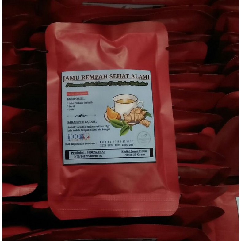 

Sari Jahe Herbal Tradisional Alami Isi 15pcs