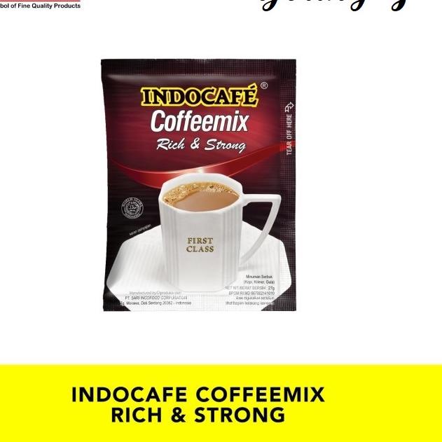 

← 30 Sachet Indocafe Coffeemix Rich & Strong - Kopi isi 30 sachet - Regular Coffee ➳