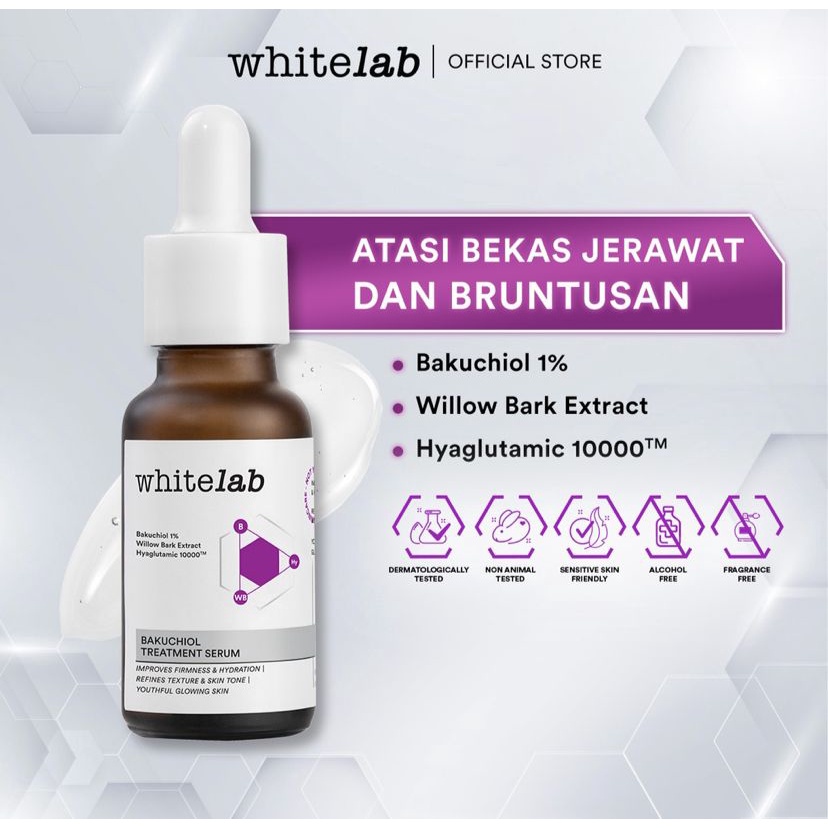 WHITELAB BAKUCHIOL REJUVINATING TREATMENT SERUM