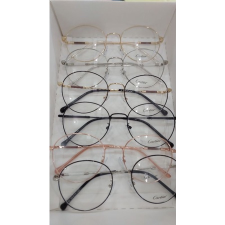 kacamata frame cartier besi wanita