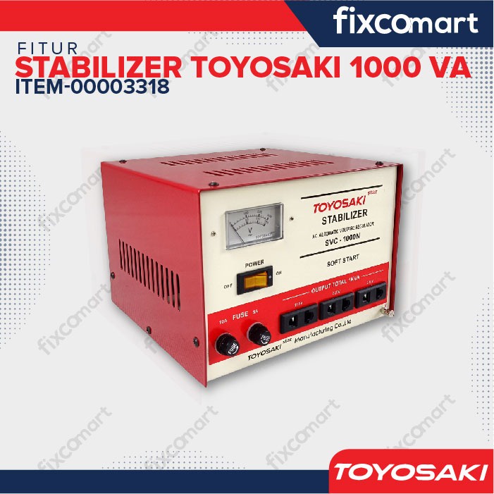 Stabilizer Toyosaki 500 VA - 1000 VA - 1000 VA