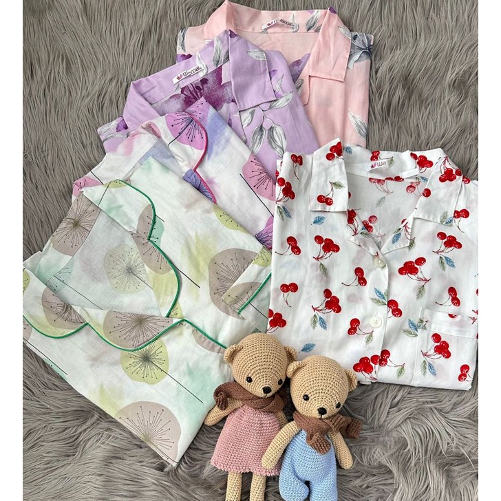 Wcl** set pajamas cotton