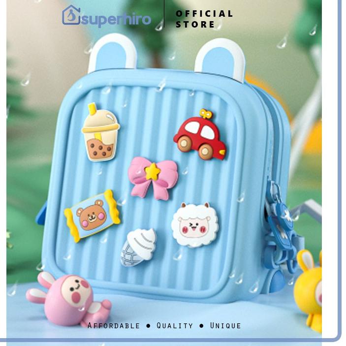 Koool Ransel Tas Backpack Anak Premium Sekolah Kado Gift Bag Rubber (KODE X8081)