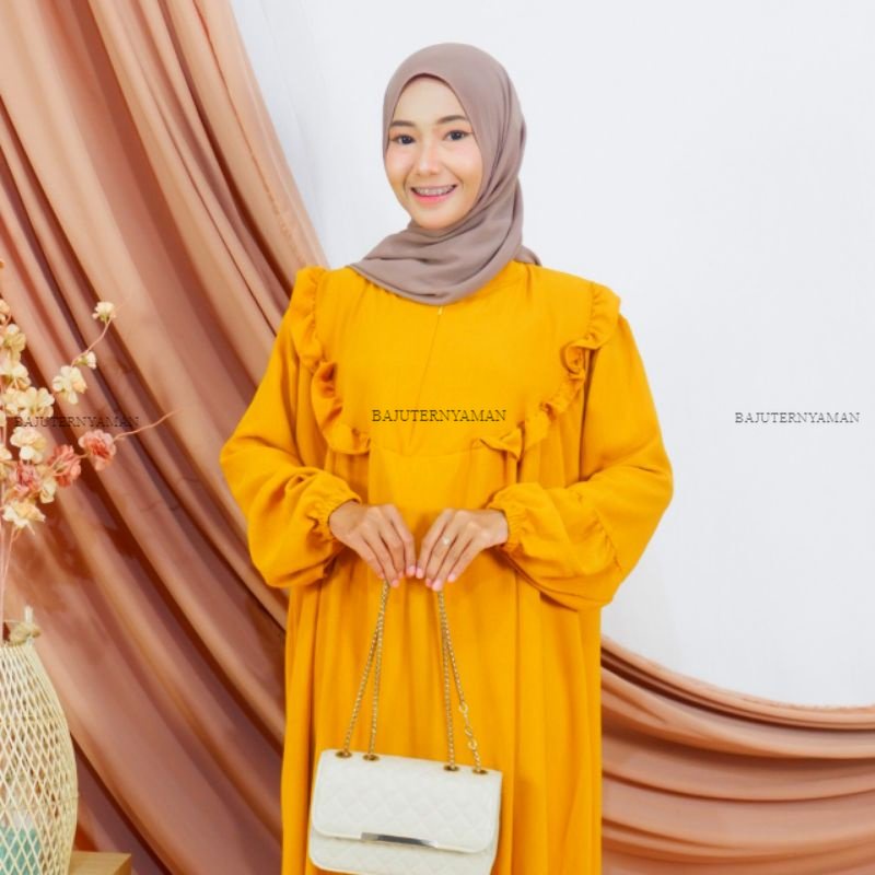 Gamis Kekinian Remaja Gamis Model Terbaru 2023 Lebaran Baju Muslim Wanita Gamis Mewah Muslimah Baju 