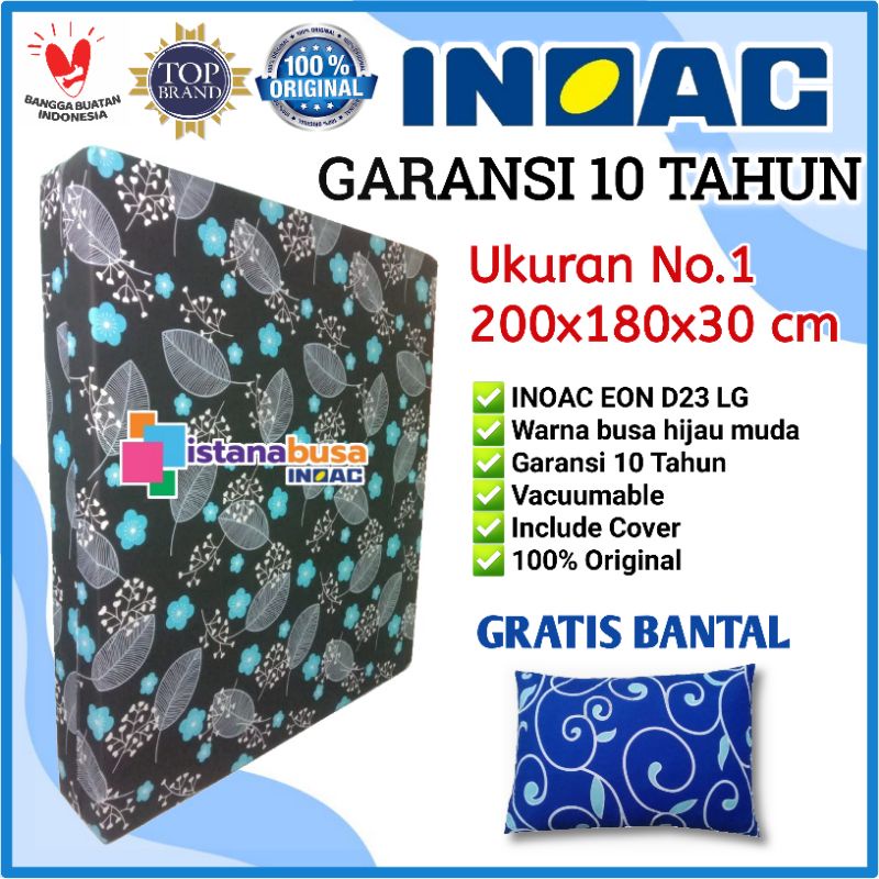 [200x180x30] Kasur Busa Inoac No 1 200x180x30 EON D23 LG ORIGINAL Garansi 10 Tahun