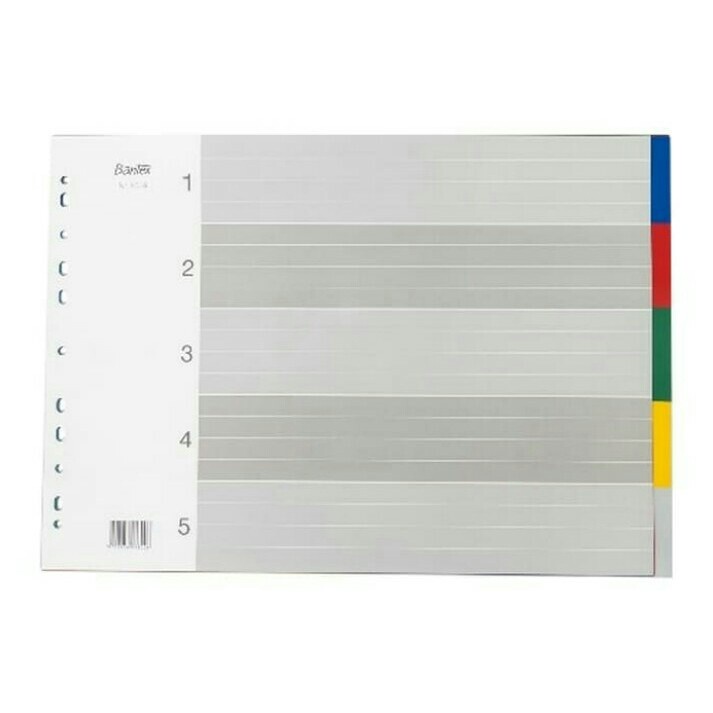 

Divider a3 Landscape Colour plastik 5 pages merk bantex 6018