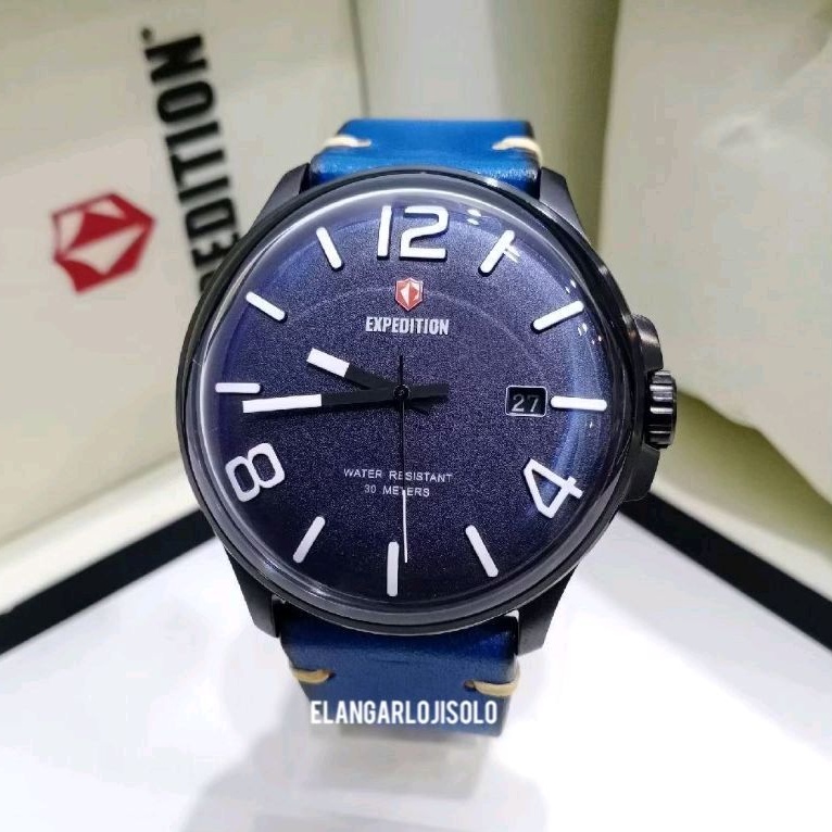 JAM TANGAN PRIA EXPEDITION E6789 BLUE ORIGINAL