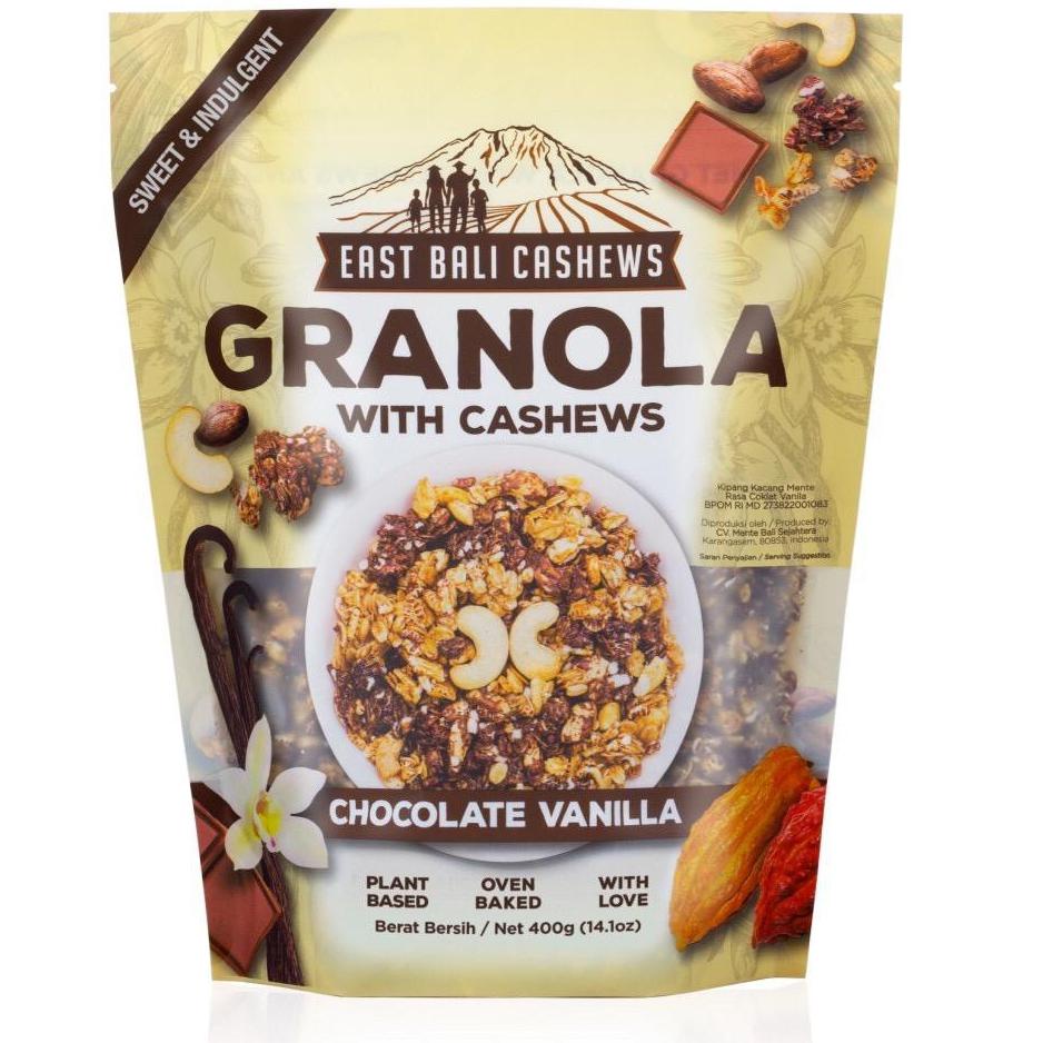 

Terlaris East Bali Cashews Granola Chocolate Vanilla 400gr murah