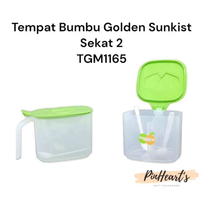 TEMPAT BUMBU GOLDEN SUNKIST SEKAT 2 TGM1165 | TEMPAT GARAM GOLDEN SUNKIST