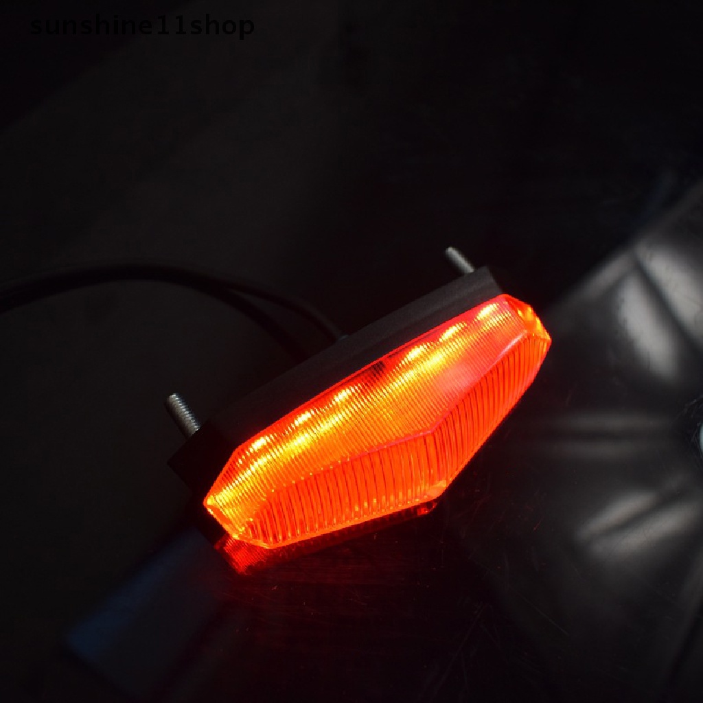 Sho Lampu Belakang Peringatan LED Sepeda Listrik 12V-80V Untuk E-scooter Warning Taillights N