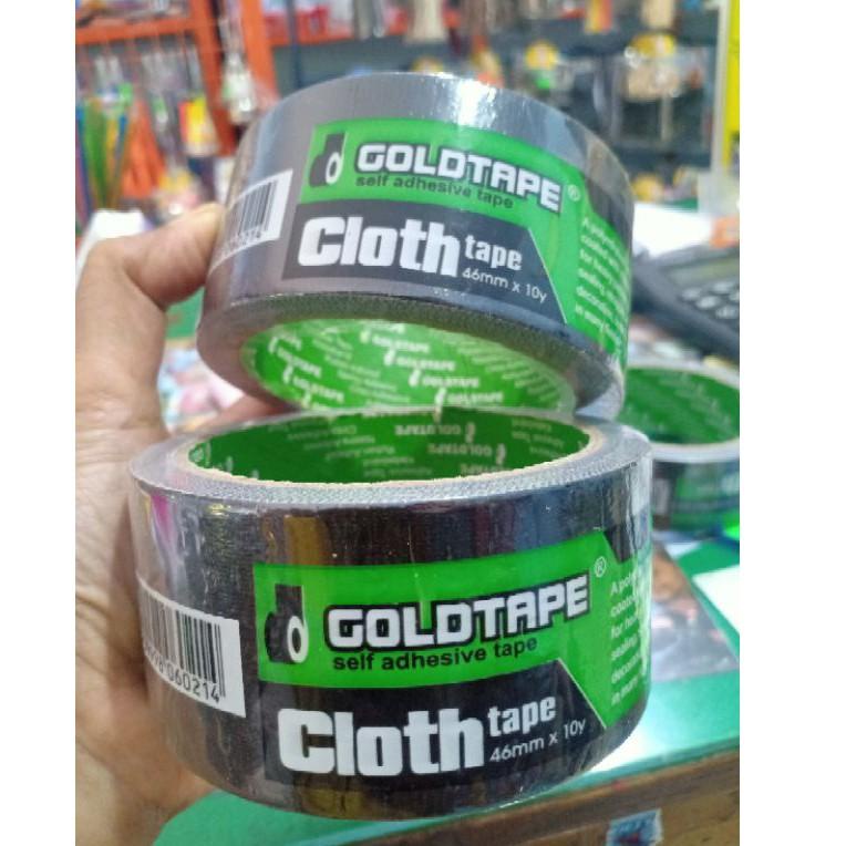 

J25 (140gr) lakban kain hitam GOLDTAPE 46mm / 2 inch PALING DIMINATI る