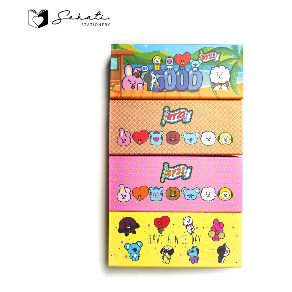 

Terlaris ✨ -Kotak pensil dus 2 tingat BT 21- 2.2.23
