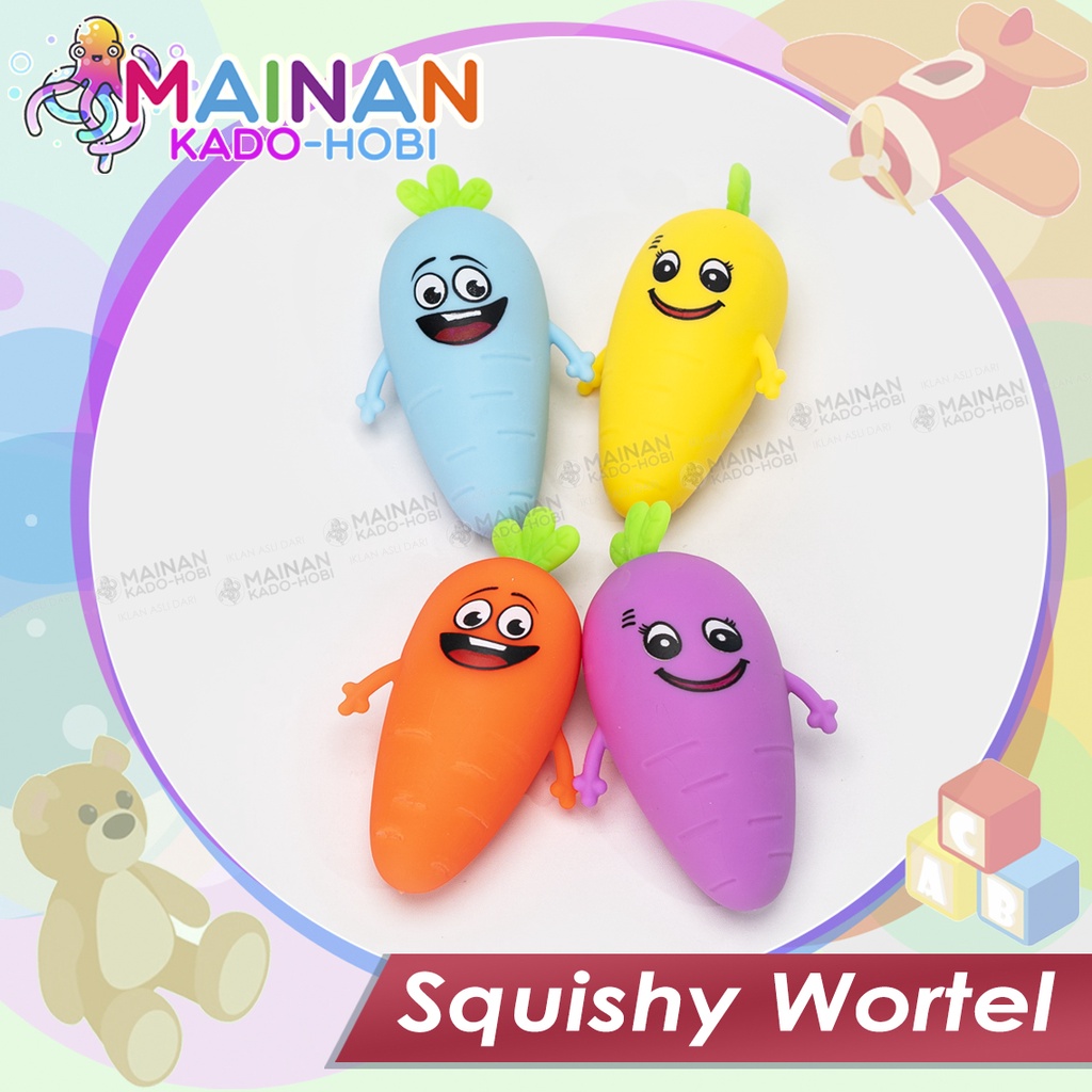 KADO MAINAN MOTORIK ANAK REMAS SQUISHY RELIEVE TOYS KARAKTER LUCU